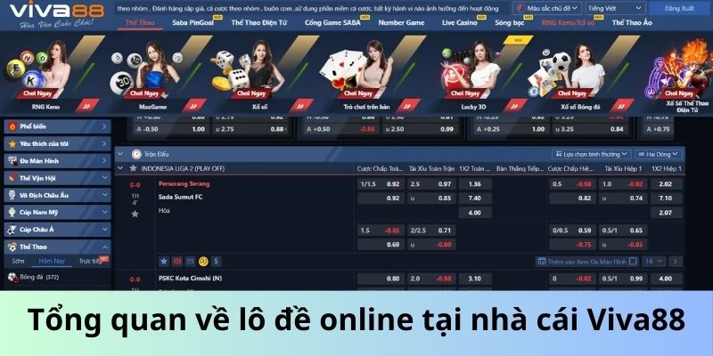 Tổng quan về lô đề online Viva88